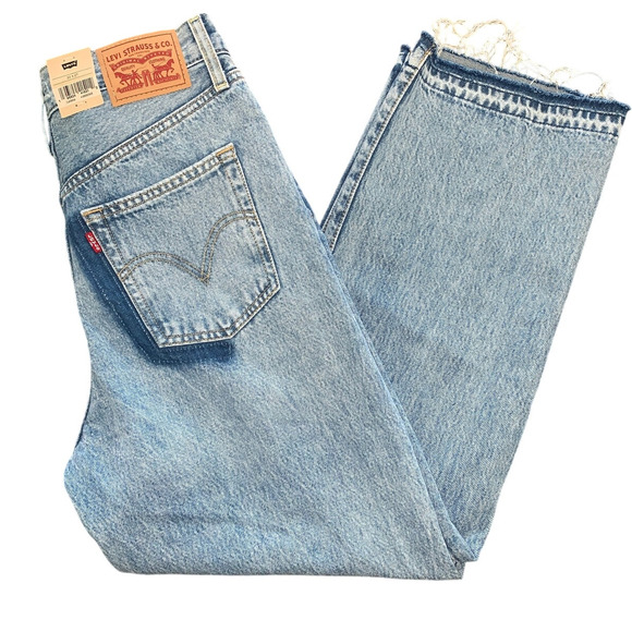 Levi's Ribcage Straight Leg Fit Ankle 30x27 High 13" Rise Jeans NWT - Picture 2 of 7